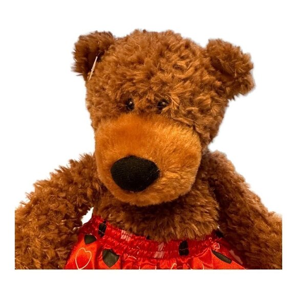 Valentine Plush Teddy Bear Brown Max First & Main Stuffed Animal Boxer Shorts - Picture 2 of 13